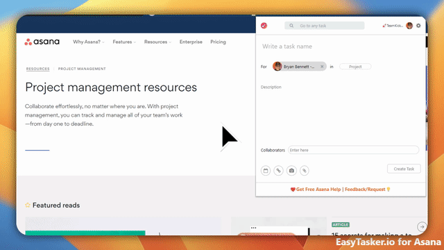 ✅EasyTasker PRO | Asana Kickstart Products