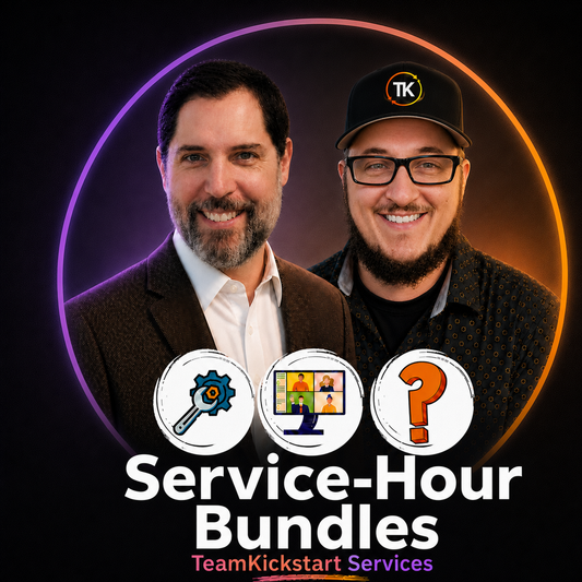 Service-Hour Bundles with TeamKickstart consultants Ron Sanga and Bryan Bennett
