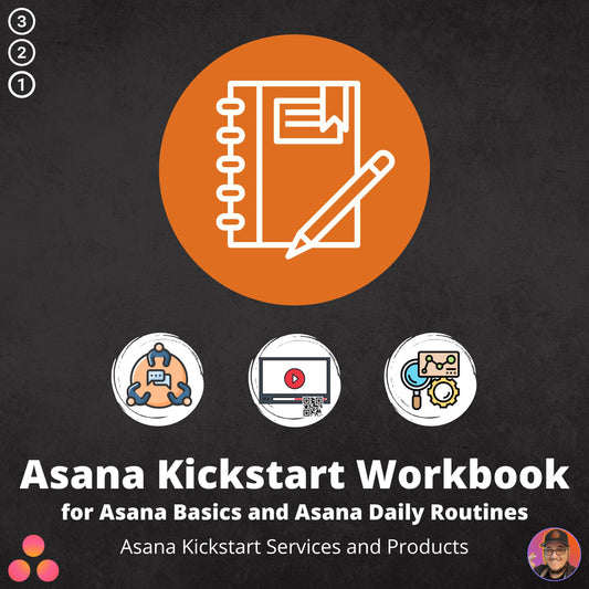 Asana Basics & Daily Routines - Printed Workbooks | Asana Kickstart Products